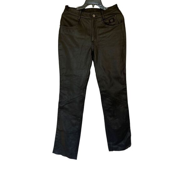 Harley Davidson Womens Riding Suit Leather Motorcycle Jacket & Pants Set Medium - Picture 14 of 16